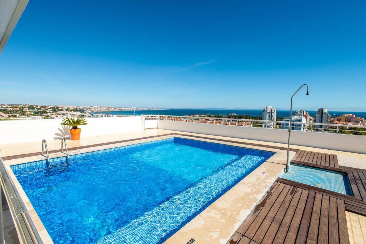 Amazing Sea View Apt With Pool Cascais - Atjoanas Exteriér fotografie