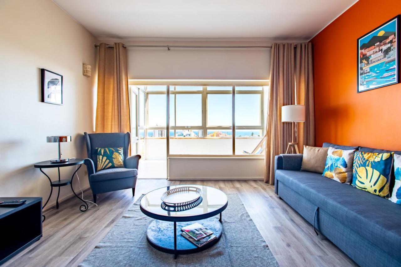 Amazing Sea View Apt With Pool Cascais - Atjoanas Exteriér fotografie
